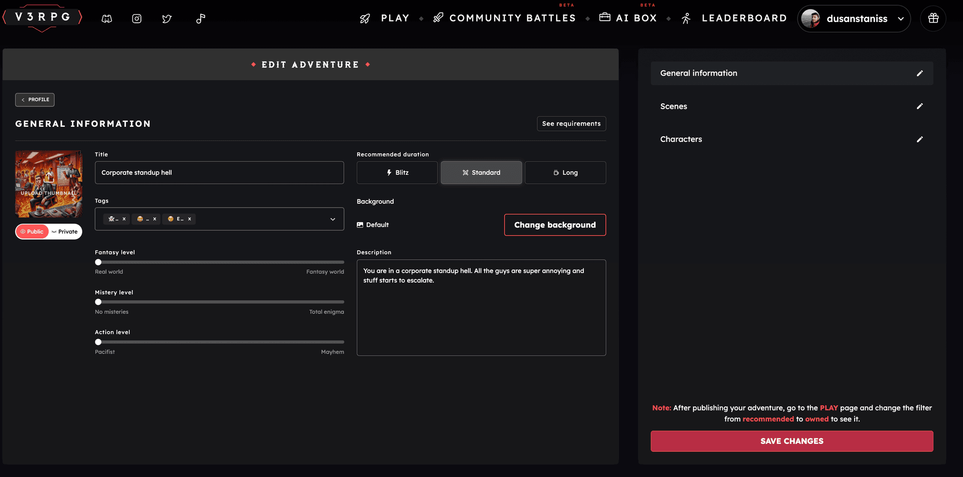 Engage with dynamic narrative systems Interactive Story Interface